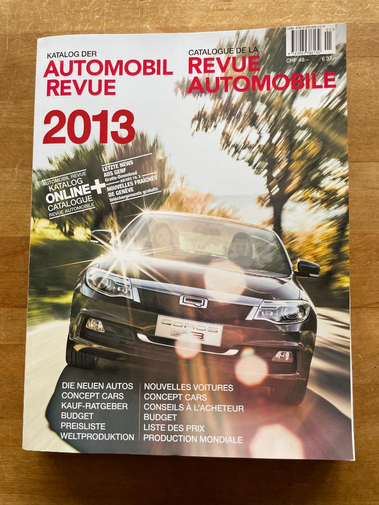 Livre NEUF “Revue Automobile Suisse 2013”, Ophalen of Verzenden, Nieuw