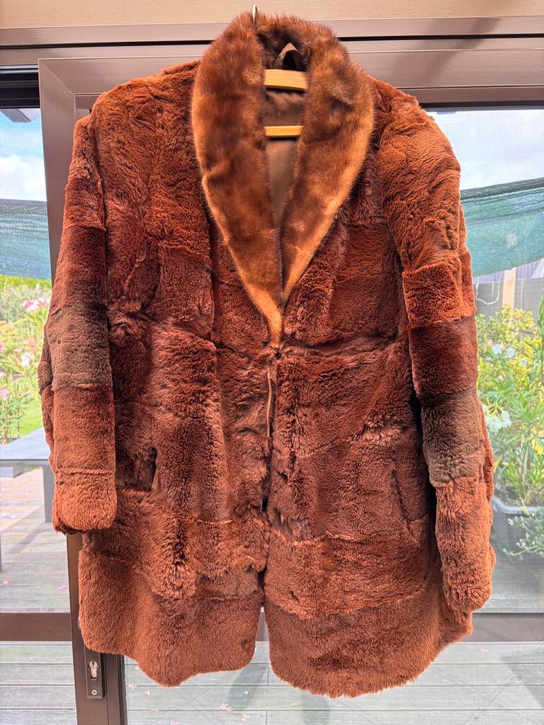 Bontjas, Kleding | Dames, Bruin, Maat 42/44 (L), Gedragen, Ophalen