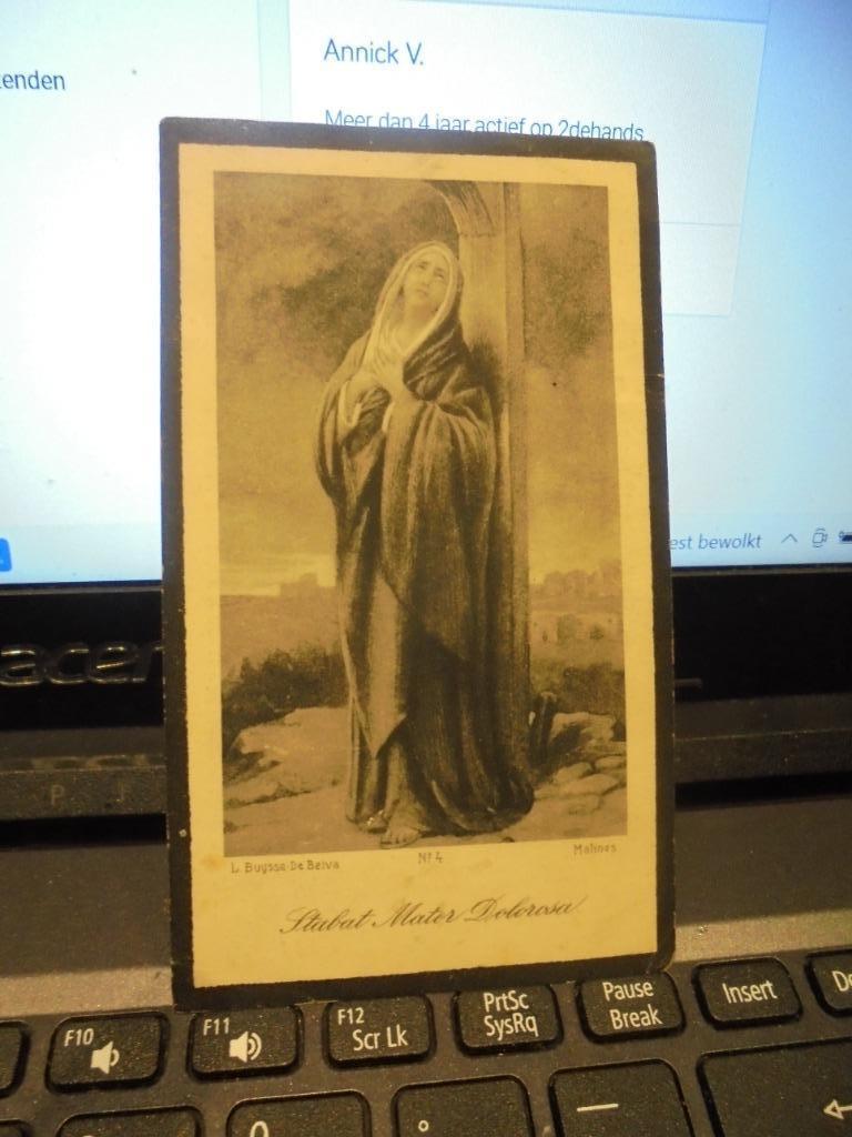 dp Maria Verbrugge, Ophalen of Verzenden, Bidprentje