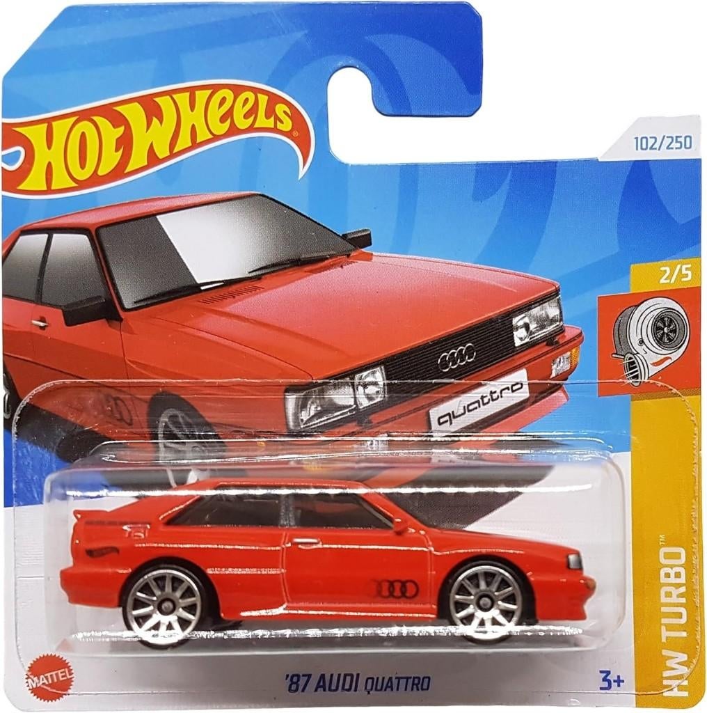 Hot Wheels - HW Turbo - '87 Audi Quattro - HRY55 - 1:64, Neuf, 333 Continental Boulevard, El Segundo, CA 90245, United States