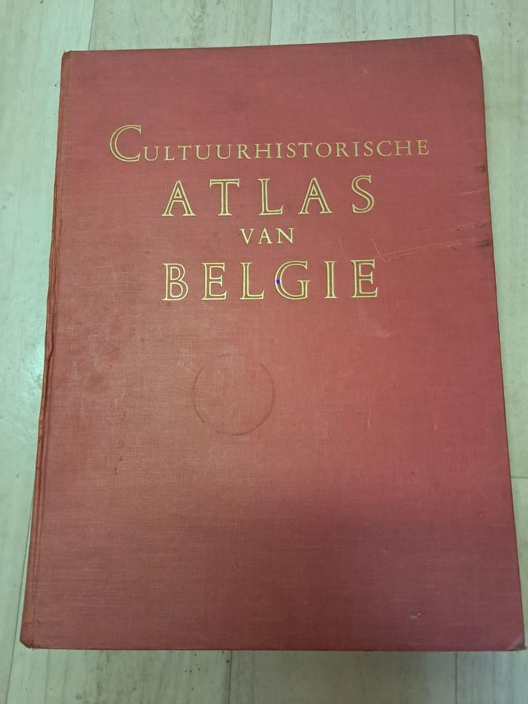 Cultuurhistorische atlas van België, Ophalen of Verzenden, Zo goed als nieuw, België