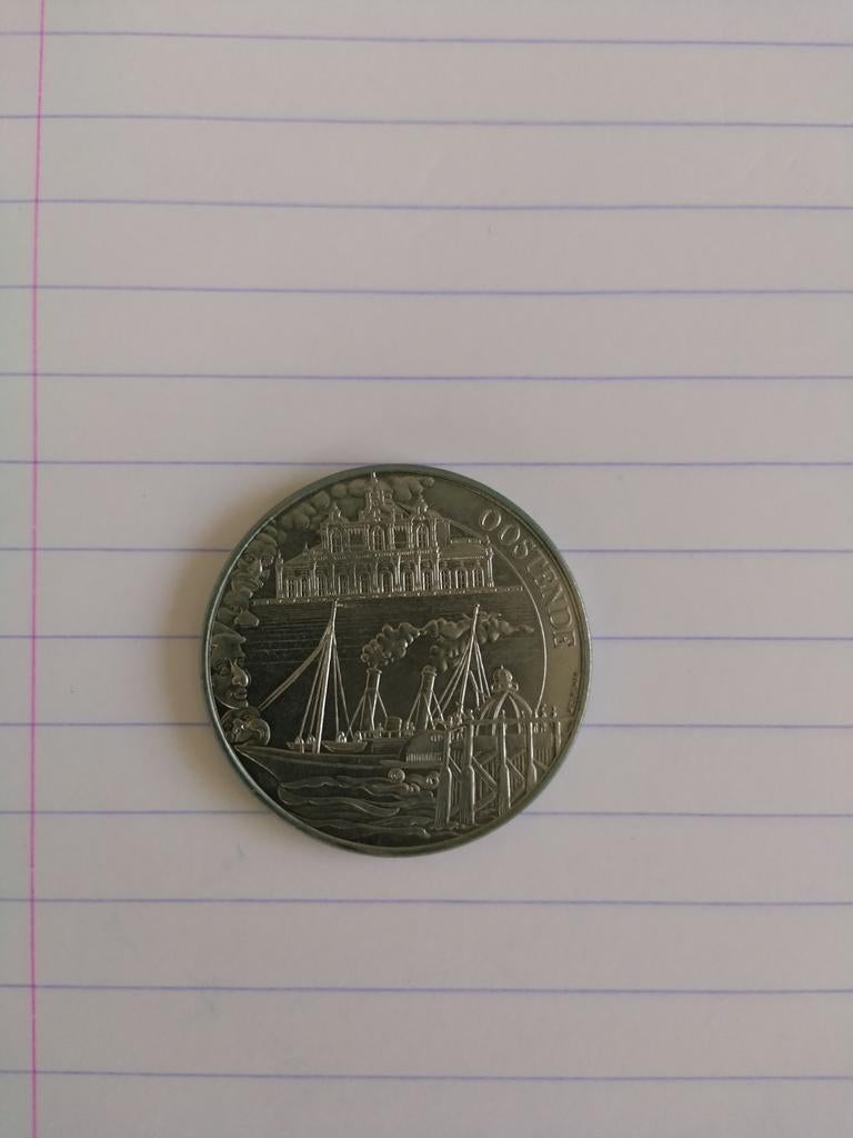 Munten Oostende, Postzegels en Munten, Ophalen of Verzenden, België, 1 euro, Losse munt