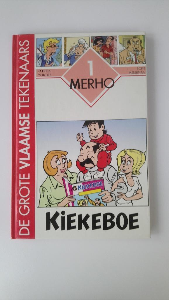 kiekeboe LUXE "de grote Vlaamse Tekenaars" + zegels, Boeken, Eén stripboek, Ophalen of Verzenden, Zo goed als nieuw, Merho