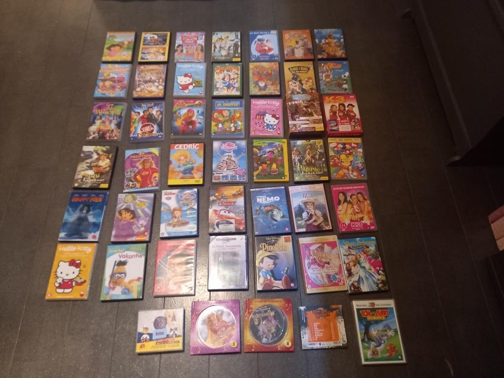 Te koop kinder dvd's en cd's, Tous les âges, Enlèvement, Comme neuf, Autres genres