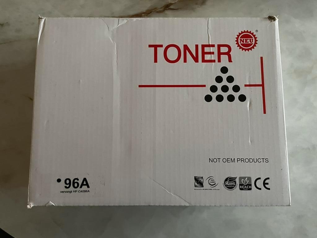 Toner HP 96A (C4096A) zwart 123inkt ongebruikt, Computers en Software, Ophalen of Verzenden, Nieuw, Toner, Huismerk