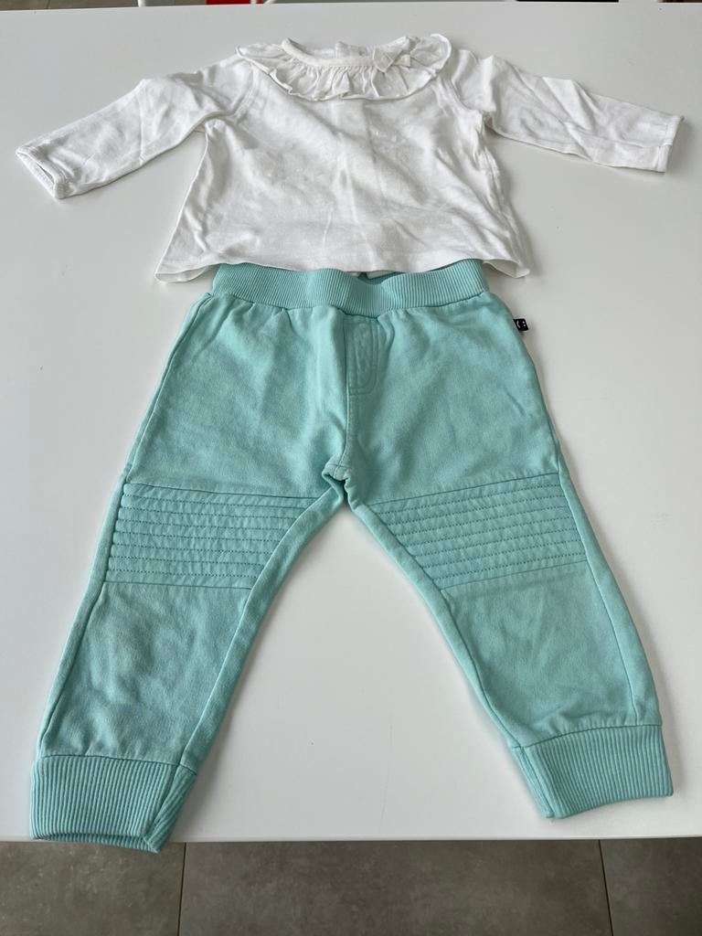 Bloesje BUISSONNIERE + broekje ZEEMAN, Kinderen en Baby's, Ophalen of Verzenden, Gebruikt, Meisje, Setje