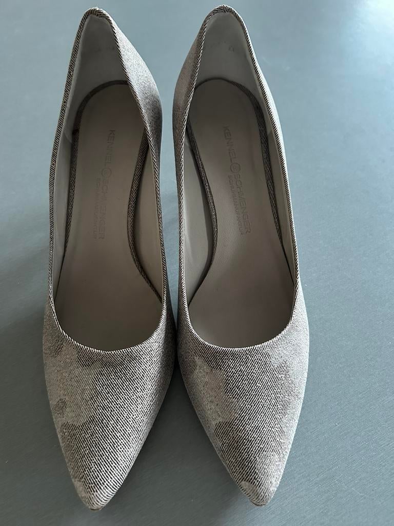 Kennel & schmenger leder pumps maat 4 1/2 (37), Ophalen, Pumps, Zo goed als nieuw, Grijs