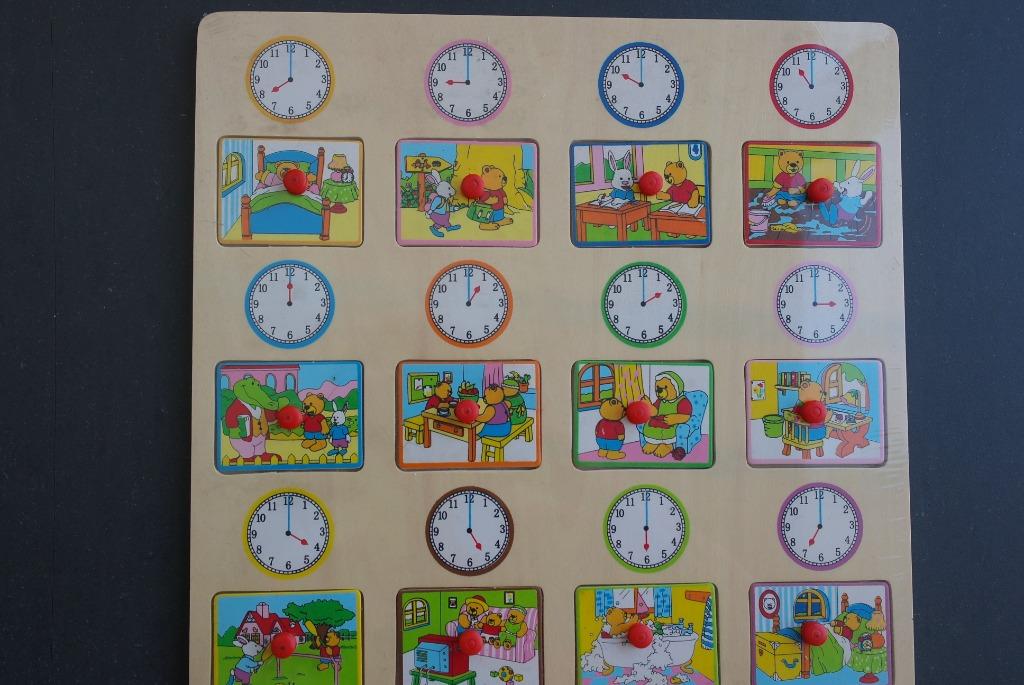 puzzle en bois l'heure (neuf), Ophalen of Verzenden, Nieuw, Van hout