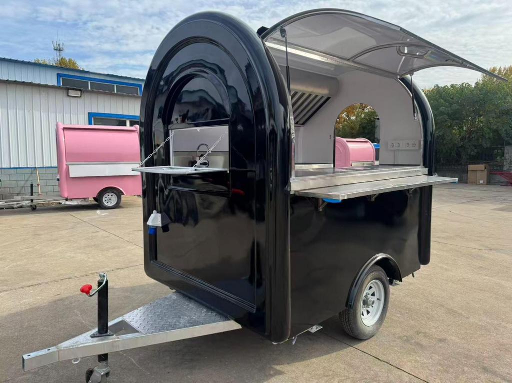 Foodtruck - trailer, Ophalen