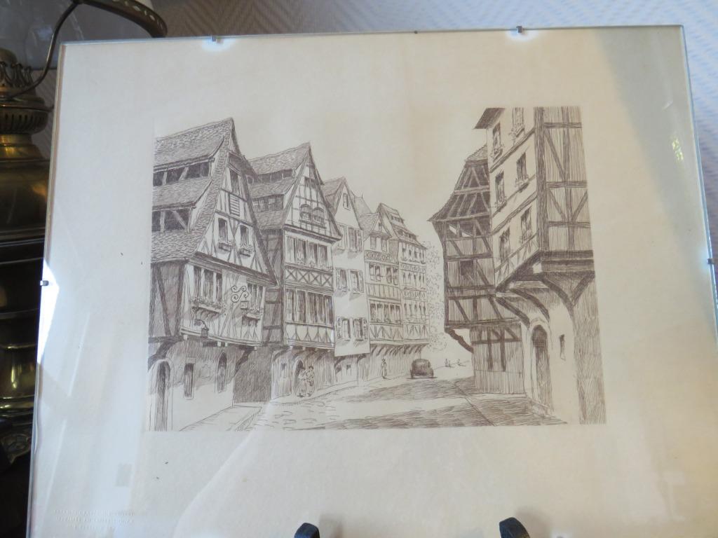 Estampes sur cuivre, Enlèvement ou Envoi, Utilisé, Étranger, Gravure