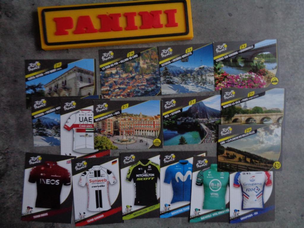 PANINI KAARTEN !!!  WIELRENNEN TOUR DE FRANCE 2020  16X  WIE, Verzenden