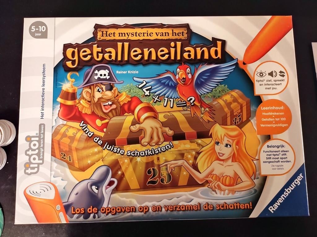 Tiptoi het mysterie vh getalleneiland,  compleet, als nieuw, Ophalen of Verzenden, Zo goed als nieuw, Rekenen, Met geluid