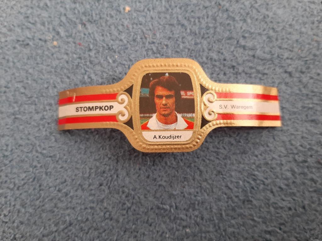 Sigarenbandje Stompkop Aad Koudijzer S.V. Waregem, Verzamelen, Ophalen of Verzenden, Gebruikt