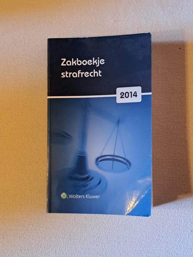 Zakboekje strafrecht 2014, Ophalen of Verzenden