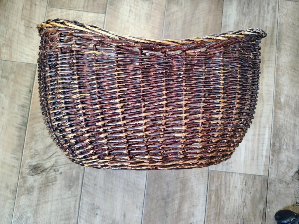 Vintage gevlochten mand, Ophalen, Mand