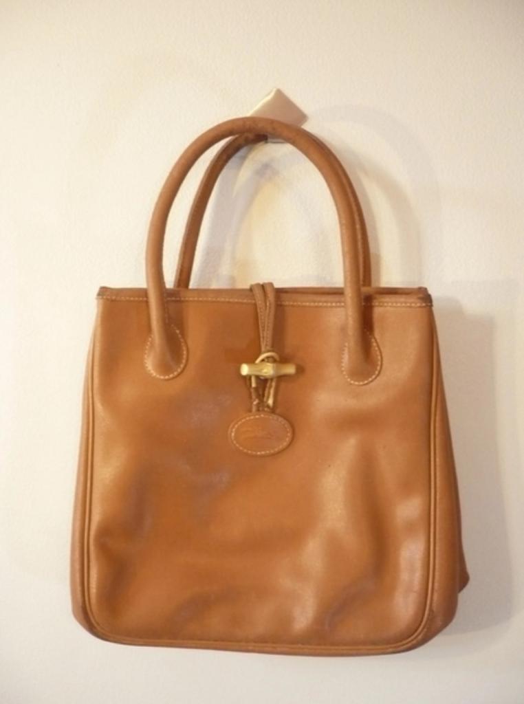 Longchamp-tas, Handtassen en Accessoires, Ophalen of Verzenden, Gebruikt, Bruin, Handtas