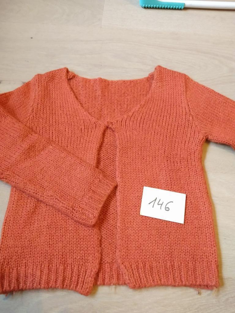 Lily Balou warme gilet oranje mt 146, Kinderen en Baby's, Gebruikt, Lily Balou, Meisje, Trui of Vest