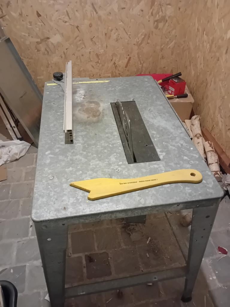 Atika HT315 tafelzaag met nieuwe zaag en nieuwe splijtwig, Ophalen, Gebruikt, Cirkelzaag, 70 mm of meer