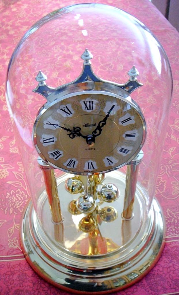 Pendule 400 jours quartz HERMLE, sonnerie Westminster, 23 cm, Antiek en Kunst, Ophalen of Verzenden