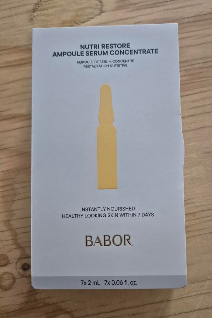 Nutri restore ampoule serum concentrate van Babor - Nieuw!, Enlèvement ou Envoi, Neuf, Tout le visage, Soins