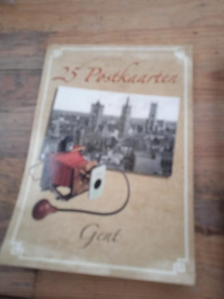 25 postkaarten van Gent in boekje, Ophalen, Zo goed als nieuw