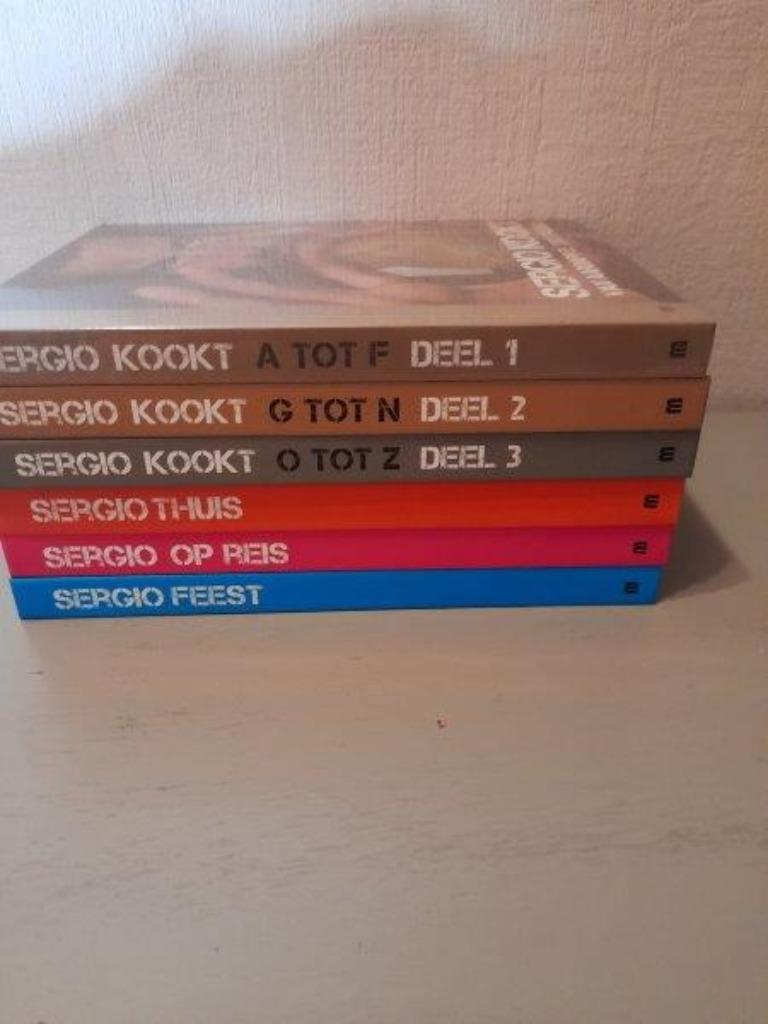 Boek SERGIO KOOKT VAN A tot Z., Boeken, Ophalen, Zo goed als nieuw