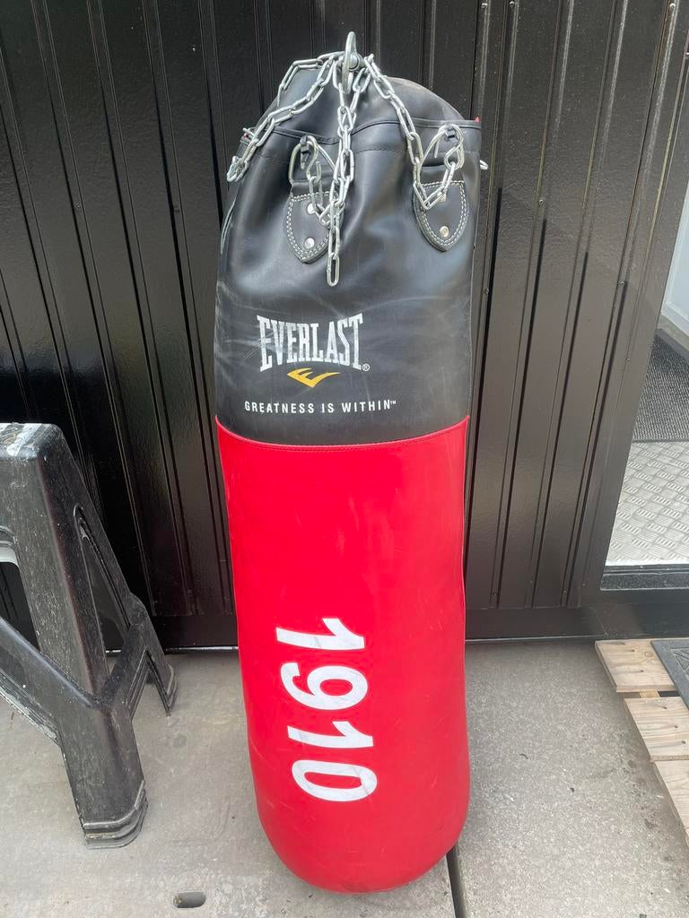 Everlast 1910 bokszak, Sport en Fitness, Ophalen, Zo goed als nieuw, Bokszak