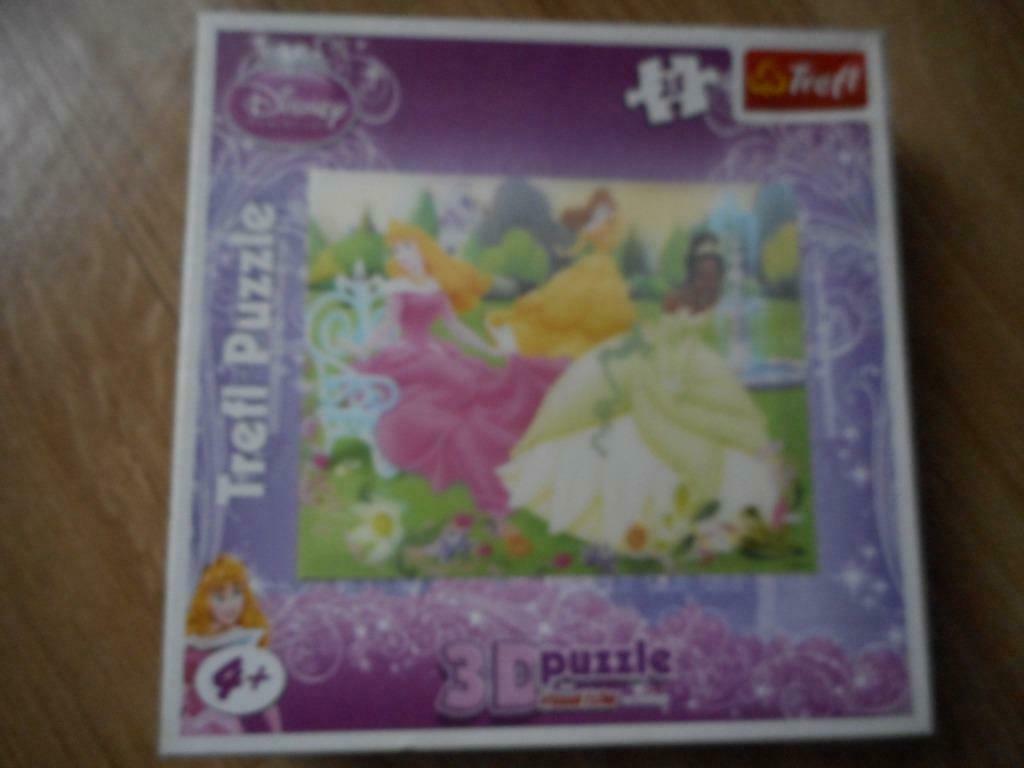 PUZZLE DISNEY PRINCESS(3D PUZZLE), Ophalen of Verzenden, 10 tot 50 stukjes, Zo goed als nieuw, 4 tot 6 jaar