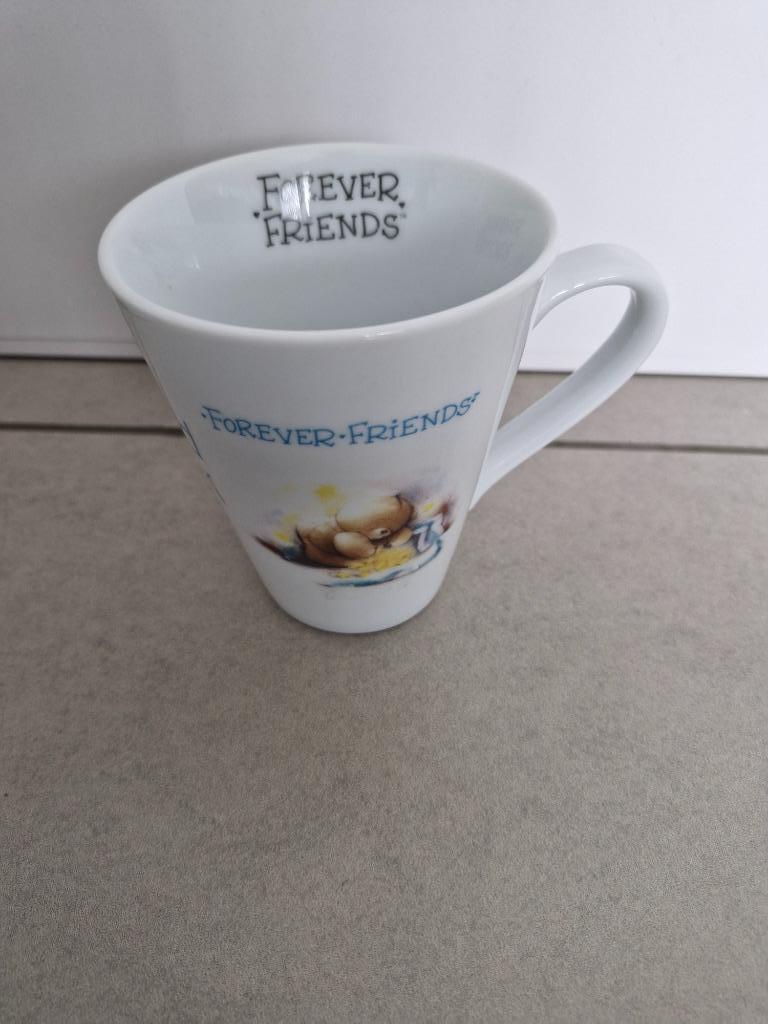 mok Forever Friends - Good Luck, Verzamelen, Beren en Cherished Teddies, Verzenden, Zo goed als nieuw, Overige typen, Forever Friends