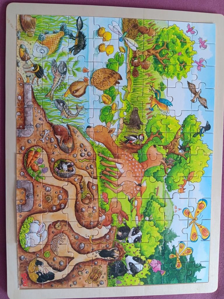 Goki dierenpuzzel, Ophalen, Zo goed als nieuw