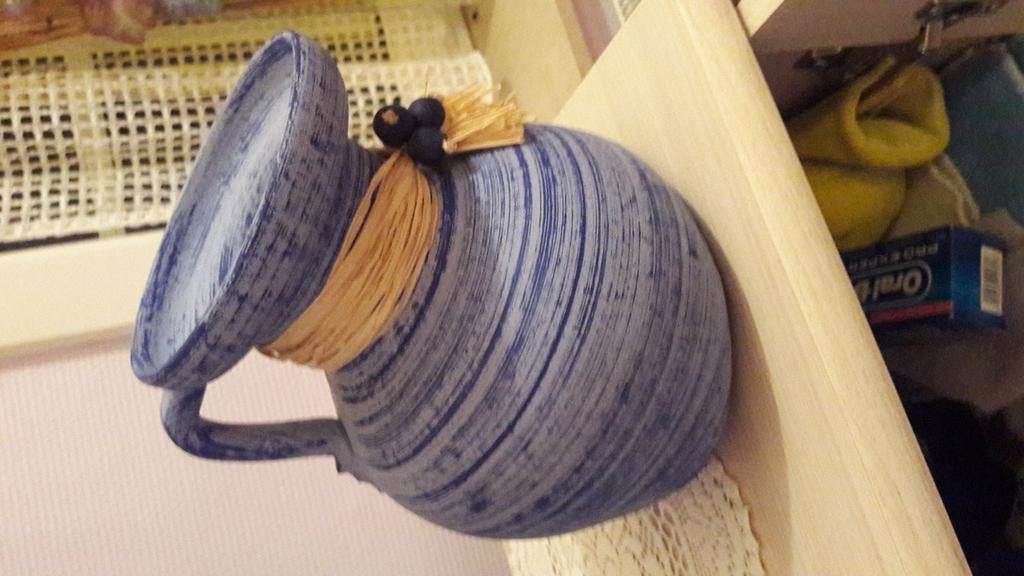 Vase decoratif vient d espagne, Maison & Meubles, Enlèvement, Comme neuf