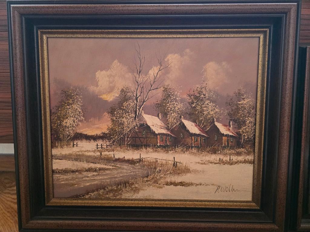 Schilderij R Wolters, Ophalen