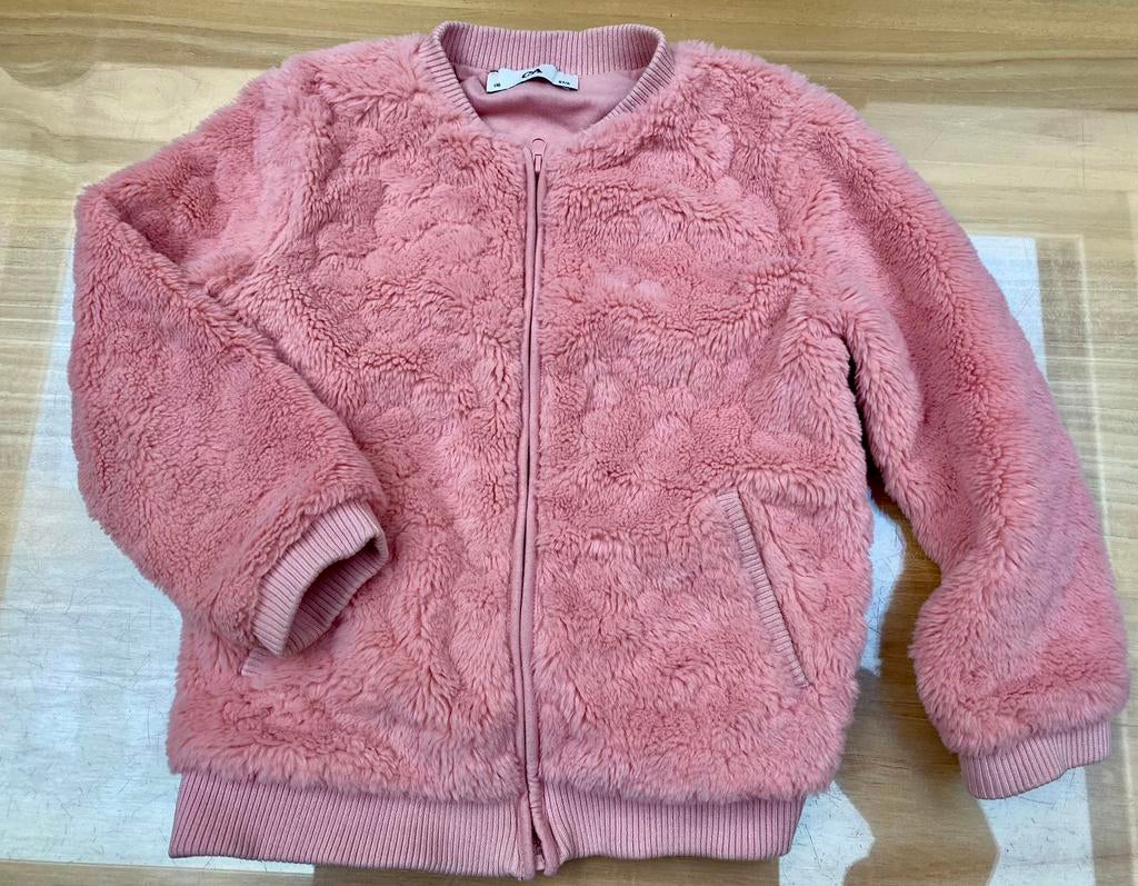 Teddy jas C&A maat 116, Kinderen en Baby's, Kinderkleding | Maat 116, Ophalen of Verzenden, Zo goed als nieuw, Jas