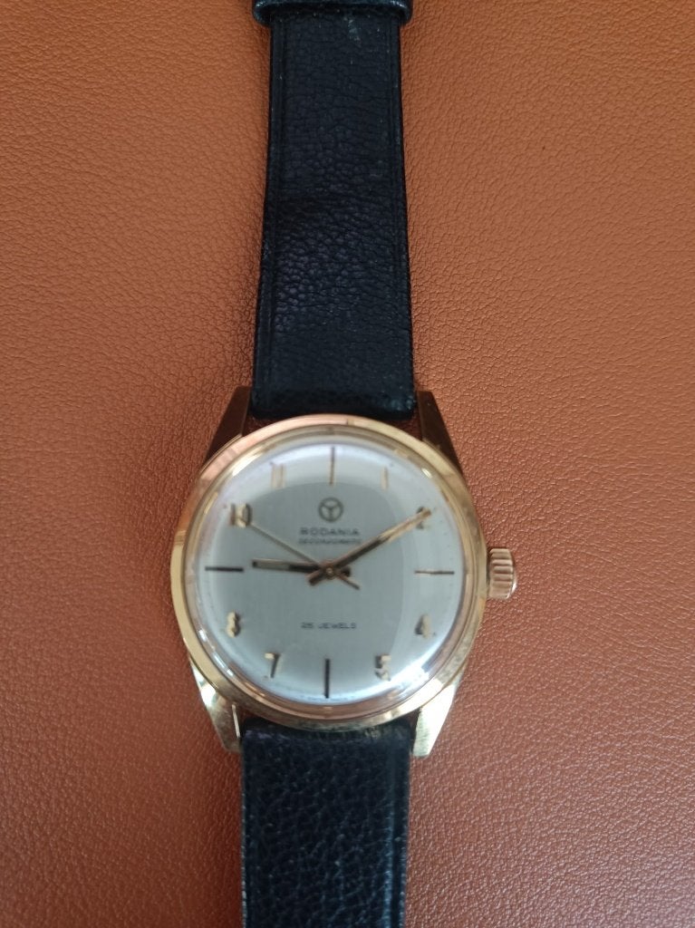 Rodania polshorloge uit 1970, Antiek en Kunst, Ophalen