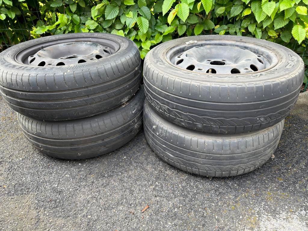 Set stalen velgen 5x100, Ophalen, Velg(en)