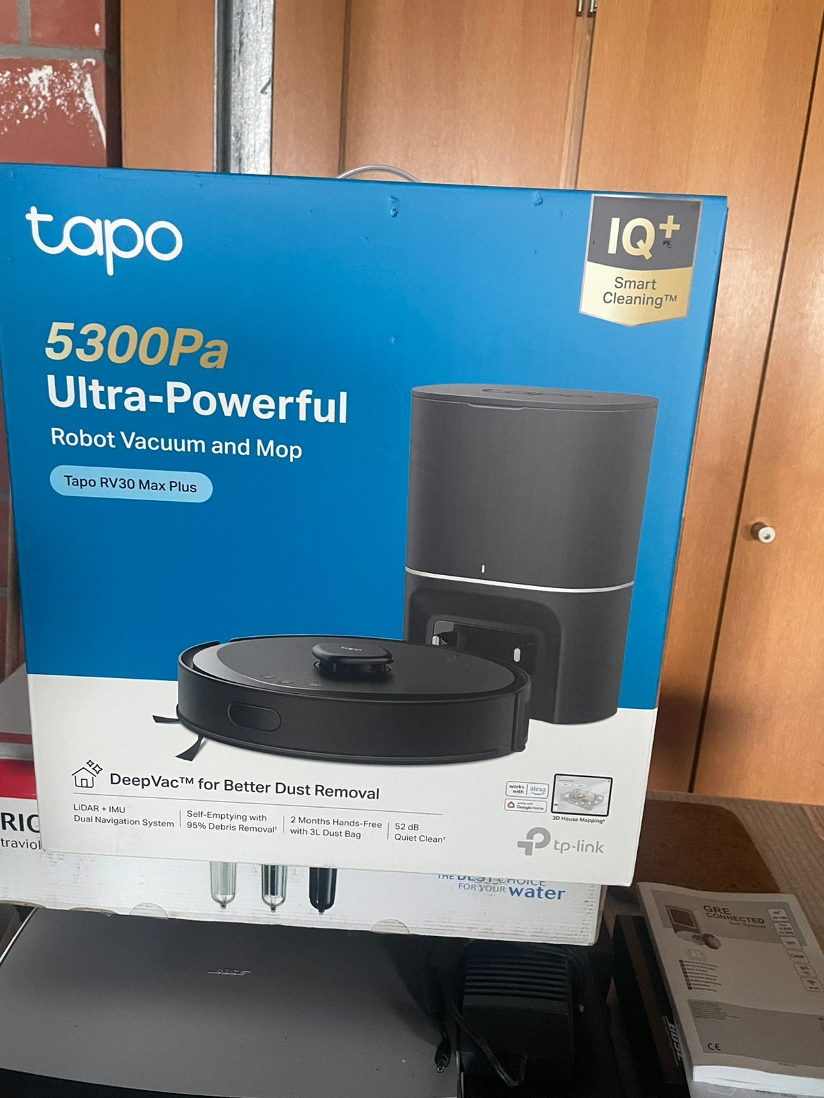 Tapo  5300Pa robot vacuum and mop, Elektronische apparatuur, Stofzuigers, Ophalen, Nieuw, Draadloos, Robotstofzuiger