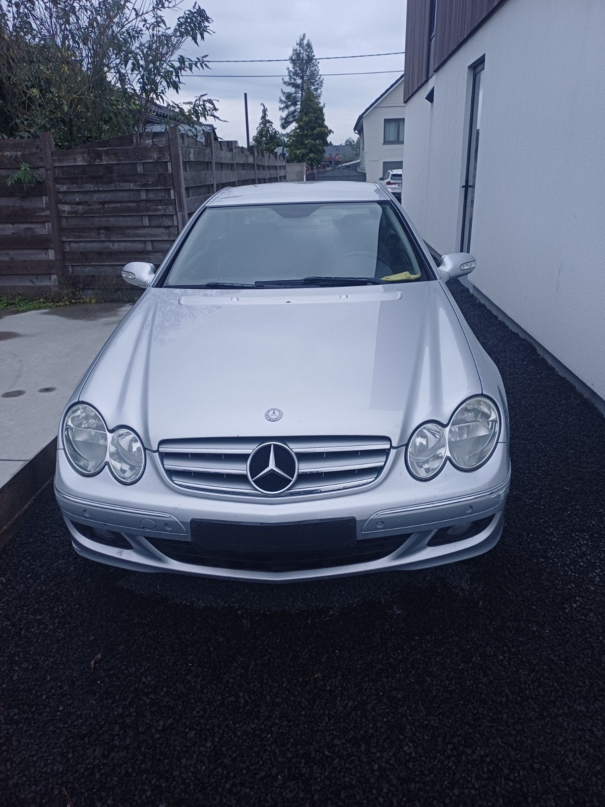 mercedes clk 200 kompressor te koop, Auto's, Mercedes-Benz, Zwart, Leder, Handgeschakeld, CLK
