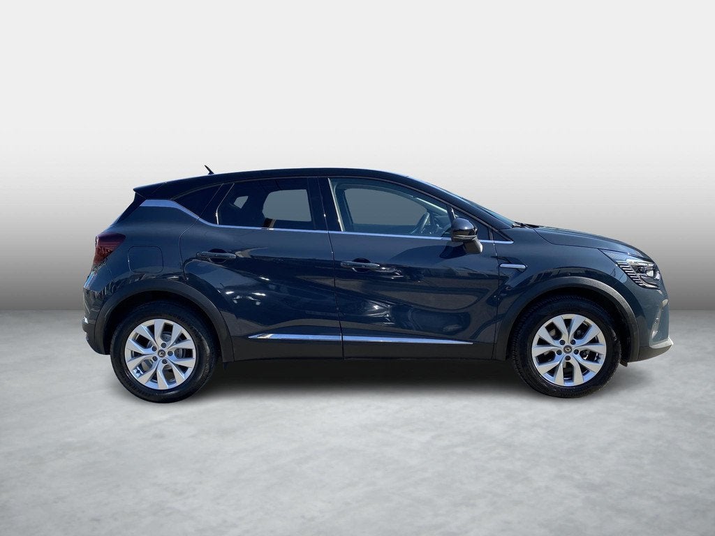 Renault Captur Intens TCe 130 EDC, Auto's, Renault, Gebruikt, Zwart, 4 cilinders, Blauw
