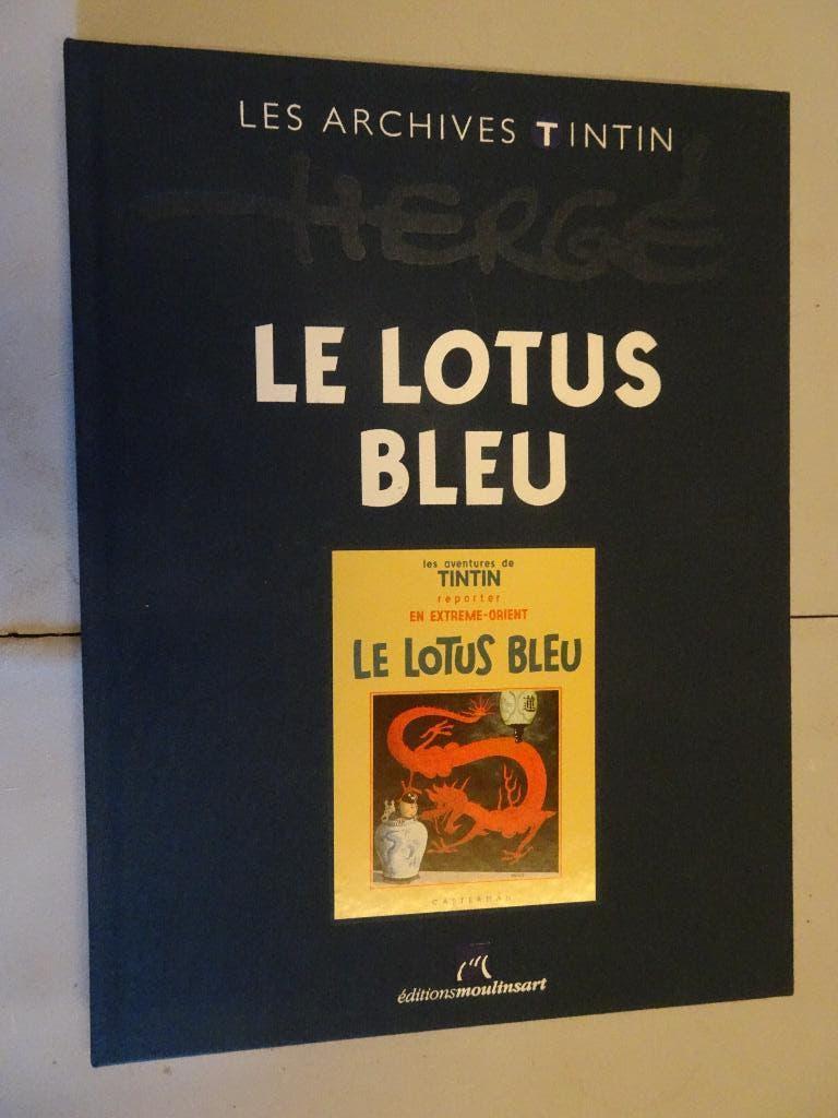 Les Archives Tintin en Noir & Blanc - Le Lotus Bleu, Enlèvement ou Envoi, Tintin, Utilisé, Livre ou Jeu