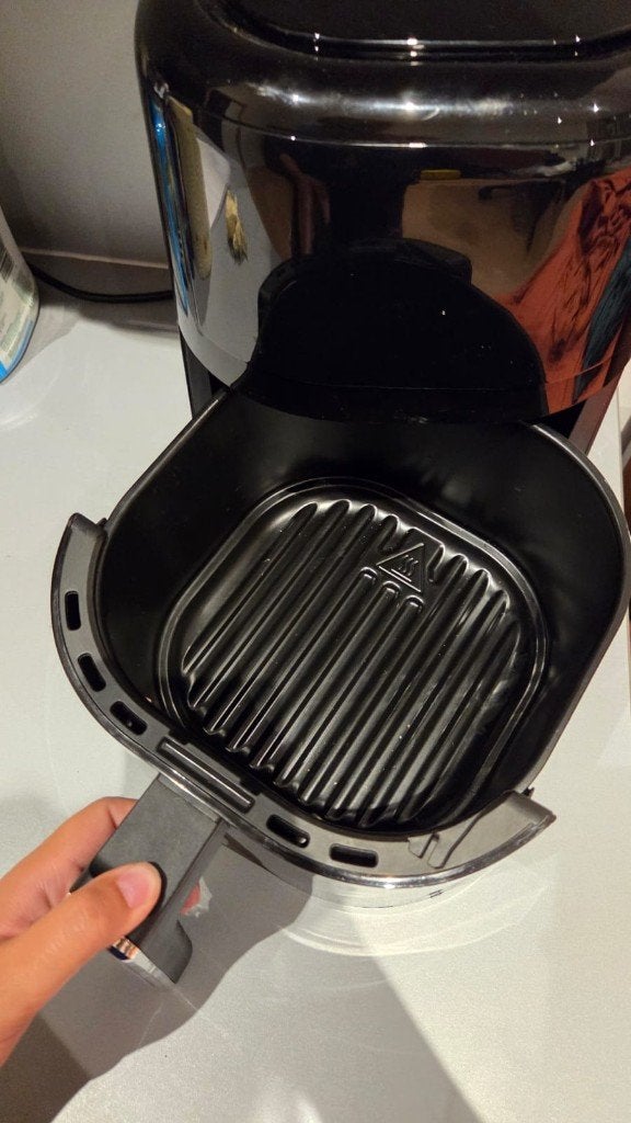 Friteuse sans huile / Air Fryer Carrefour Home - Comme neuf, Electroménager, 4 litres ou plus, Enlèvement, Comme neuf, Pan intérieur amovible