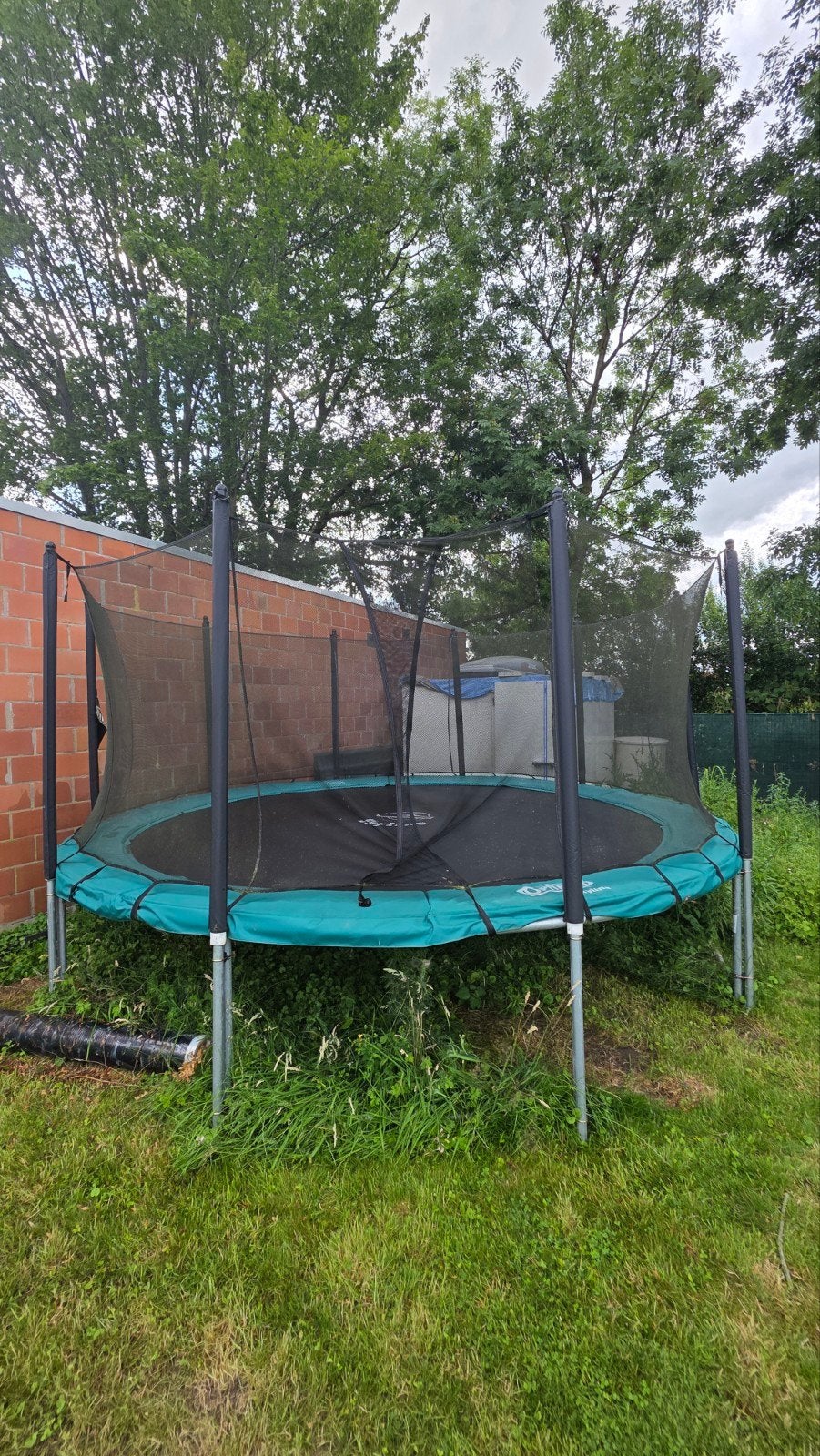 Trampoline van 4.30 meter diameter., Kinderen en Baby's, Speelgoed | Buiten | Trampolines, Ophalen, Gebruikt