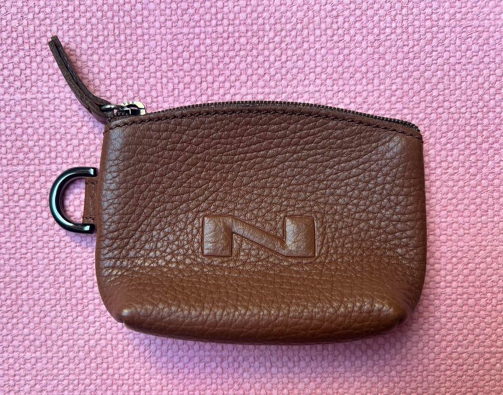Nathan geldbeugel caramel, Enlèvement ou Envoi, Comme neuf, Cuir