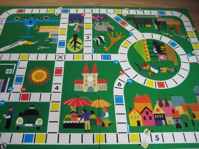 Gezelschapsspel Autorijschool - vintage, Hobby en Vrije tijd, Gezelschapsspellen | Bordspellen, Vijf spelers of meer, Ophalen of Verzenden