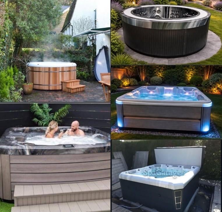 Energiezuinige& uitgebreide Hottubs en jacuzzi houtgestookt, Tuin en Terras, Ophalen, Nieuw, Zwembadpomp