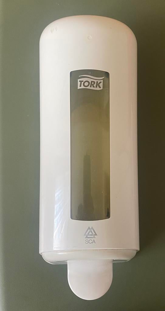 Appareil Tork pour savon main avec 2 clés à suspendre., Huis en Inrichting, Ophalen of Verzenden, Schoonmaakmiddel