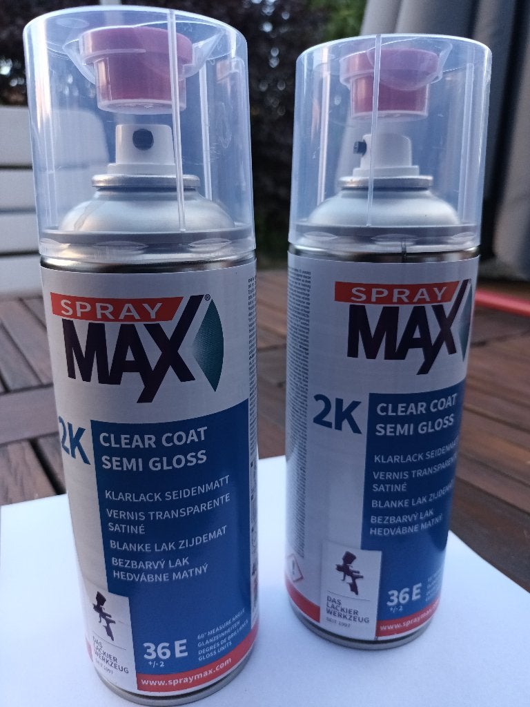 2 k Blanke lak satijn, met verharder, Neuf, Moins de 5 litres, Enlèvement ou Envoi, Autres couleurs