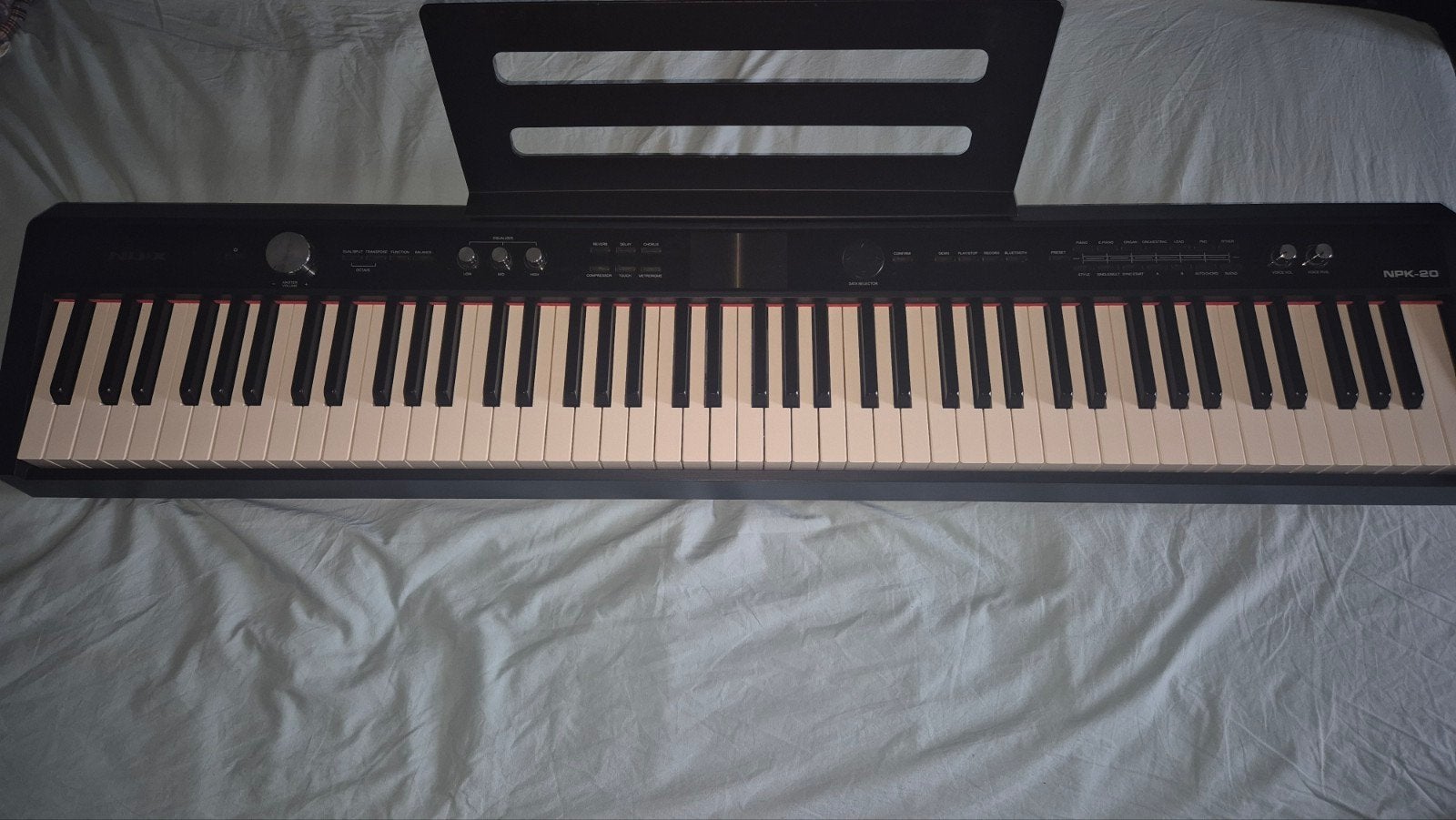 nux npk-20, Muziek en Instrumenten, Keyboards, 88 toetsen, Zo goed als nieuw, Aanslaggevoelig, Ophalen
