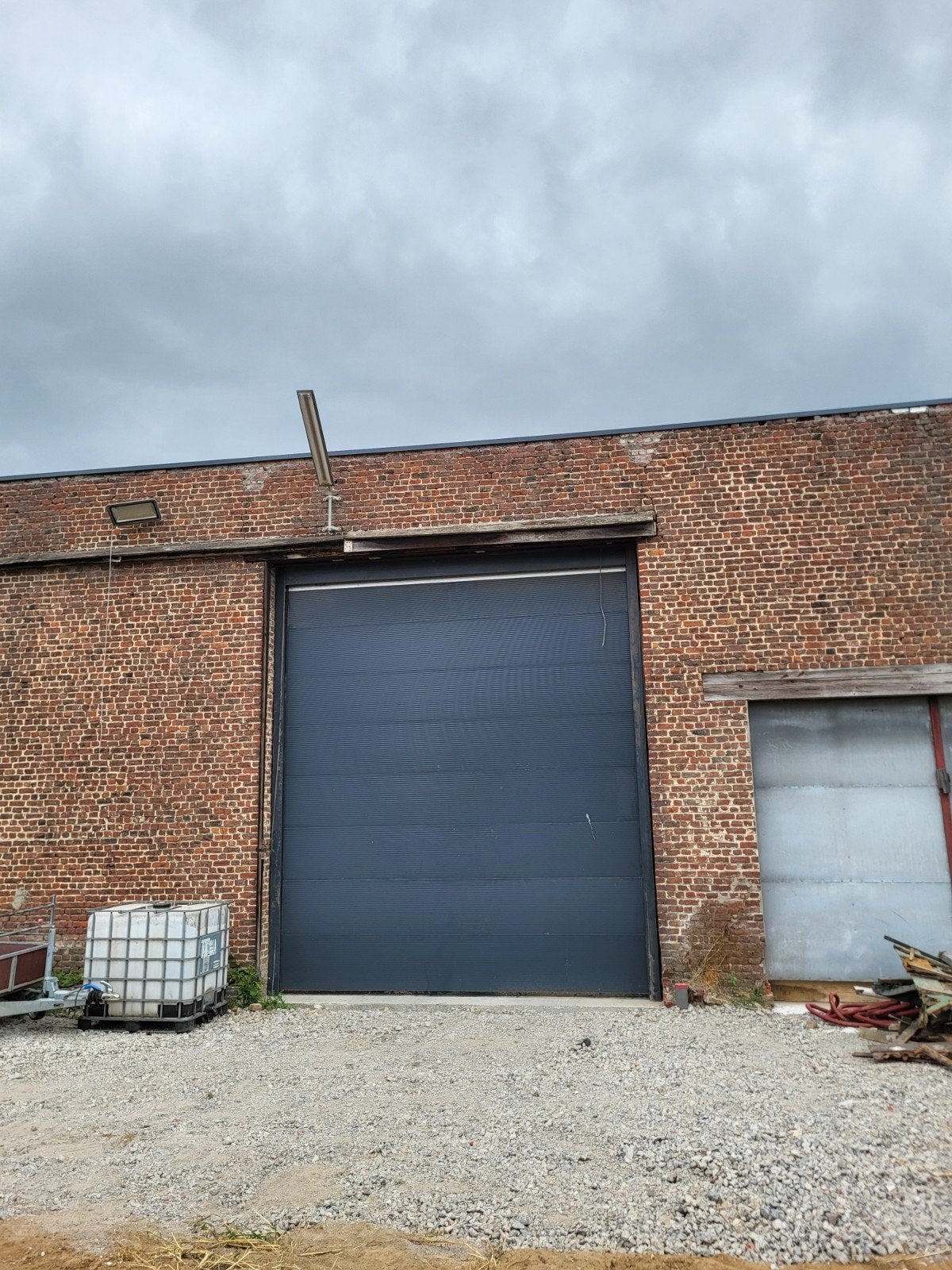 sectionaal poort manueel, Doe-het-zelf en Bouw, Ophalen, Gebruikt