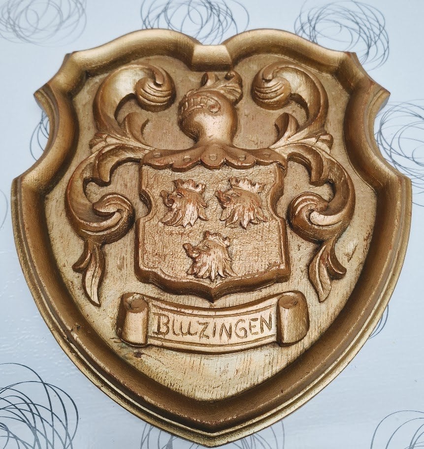 wapenschild  van Buizingen, Ophalen of Verzenden, Gebruikt