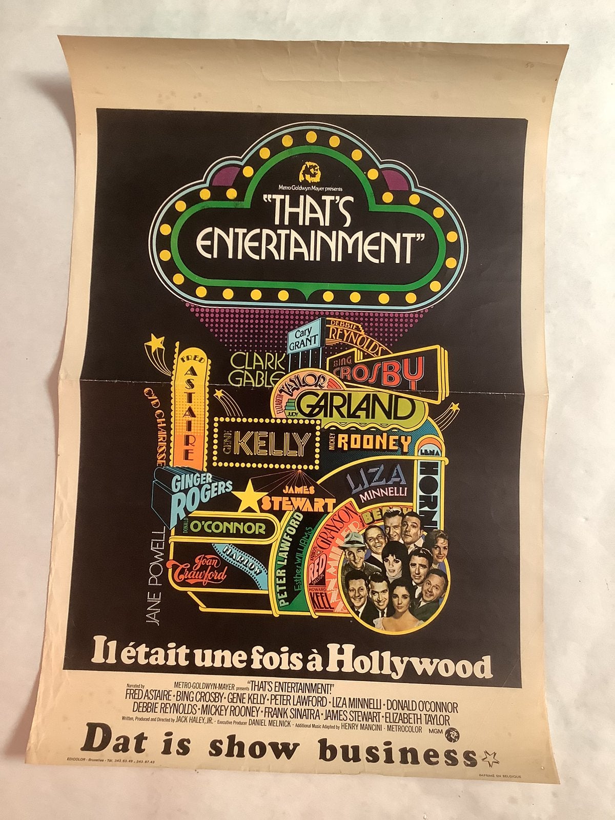 THAT'S ENTERTAINMENT   Filmposter   36-54 cm   USED, Ophalen of Verzenden, Zo goed als nieuw